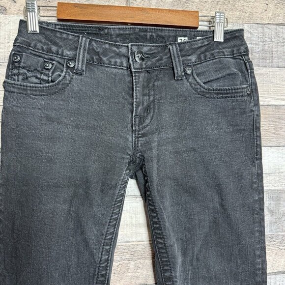 Miss Me JPD10035k-4 Womens Basic Low Rise Skinny Jeans in Black Sz 28 - Picture 3 of 12